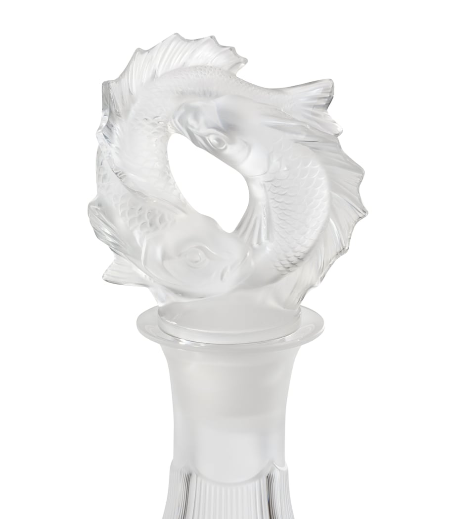 Lalique Poissons decanter, UK version
