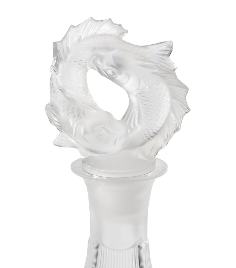Lalique Poissons decanter, UK version