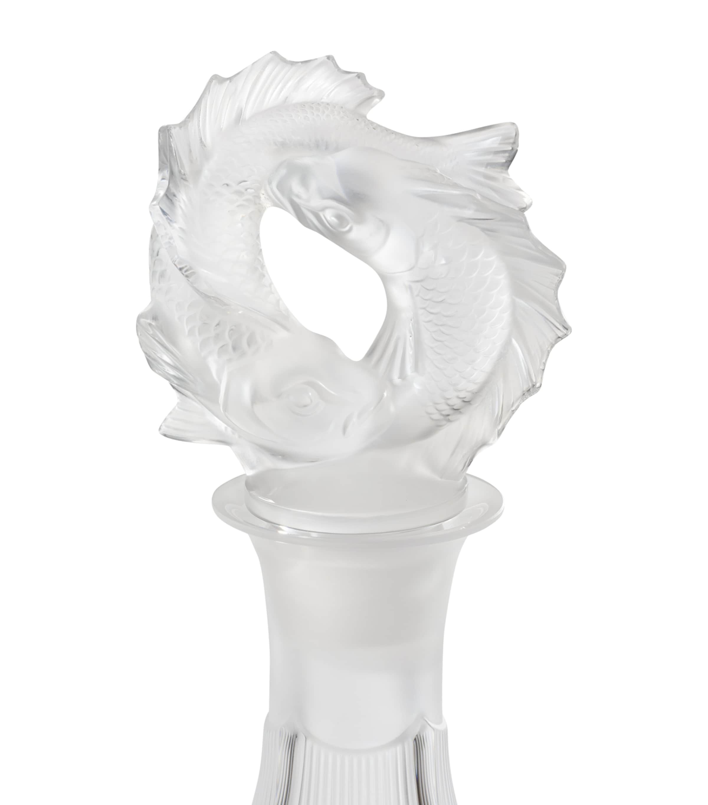 Lalique Poissons decanter, UK version