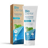 BioDenta Natural Whitening Toothpaste SUPERWHITE Vegan-3pk GOODS Superdrug   