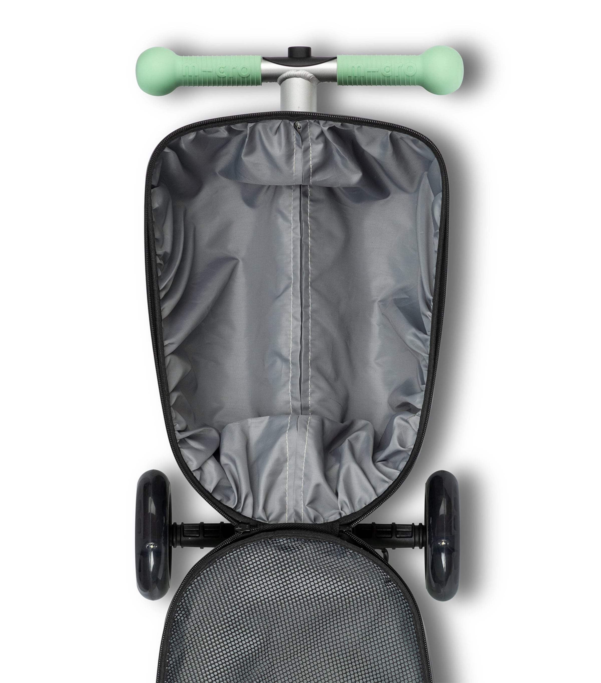 Micro Scooters mini foldable suitcase scooter with 13-litre capacity for children, imported from the UK