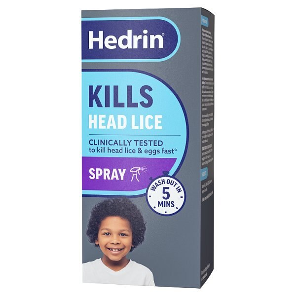 New Hedrin Head Lice 15 Minute Treatment 60ml Spray GOODS Superdrug   