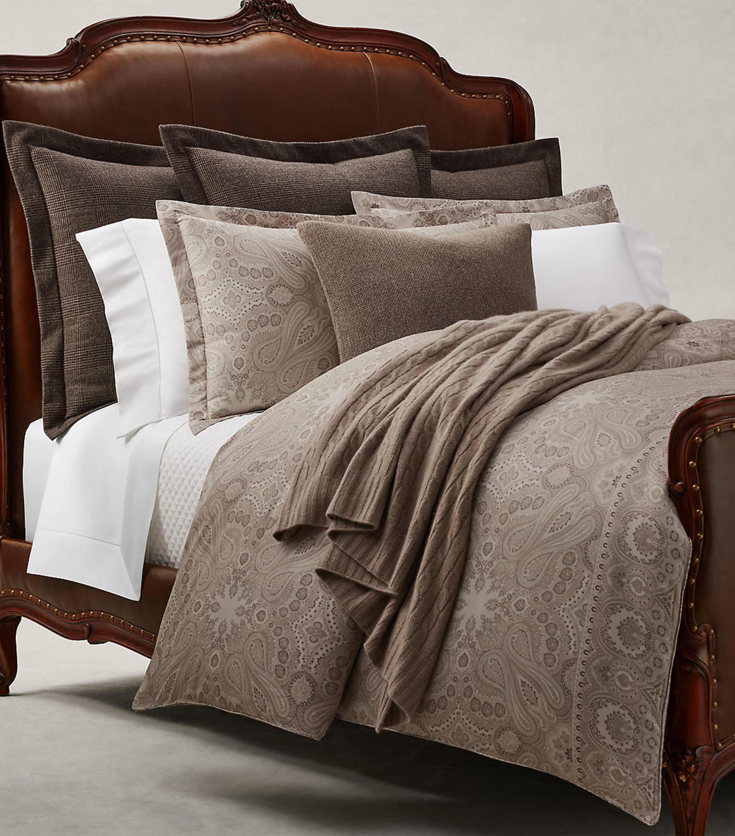 Ralph Lauren Home Beaumont Standard Oxford Pillowcase 50cm x 75cm (British brand)