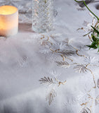 Embroidered Linen Tablecloth 170cm x 320cm