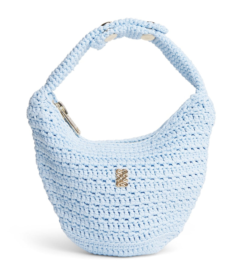 Sandro Paris crochet mini bag, imported from the UK