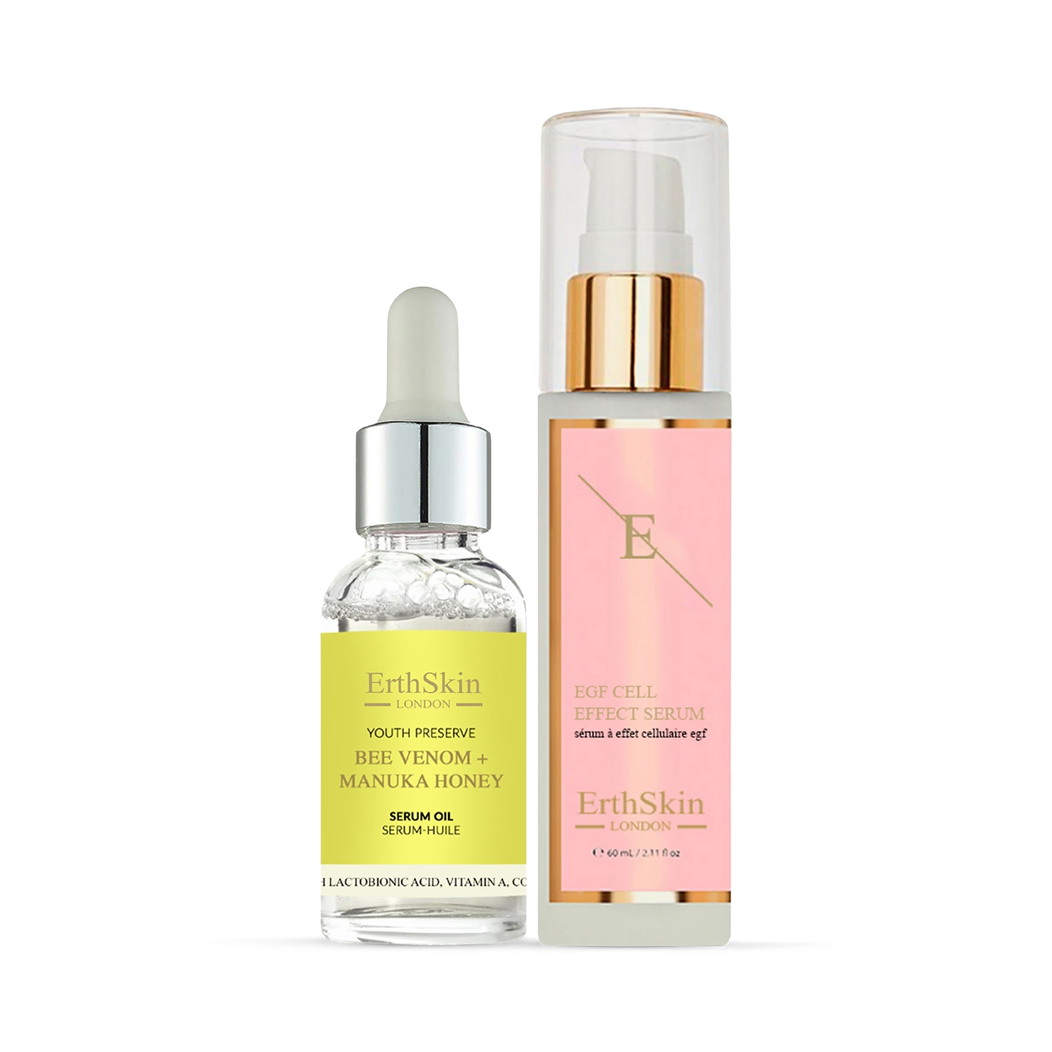 Erth Skin London serum duo Bee Venom 30ml EGF 60ml - British product