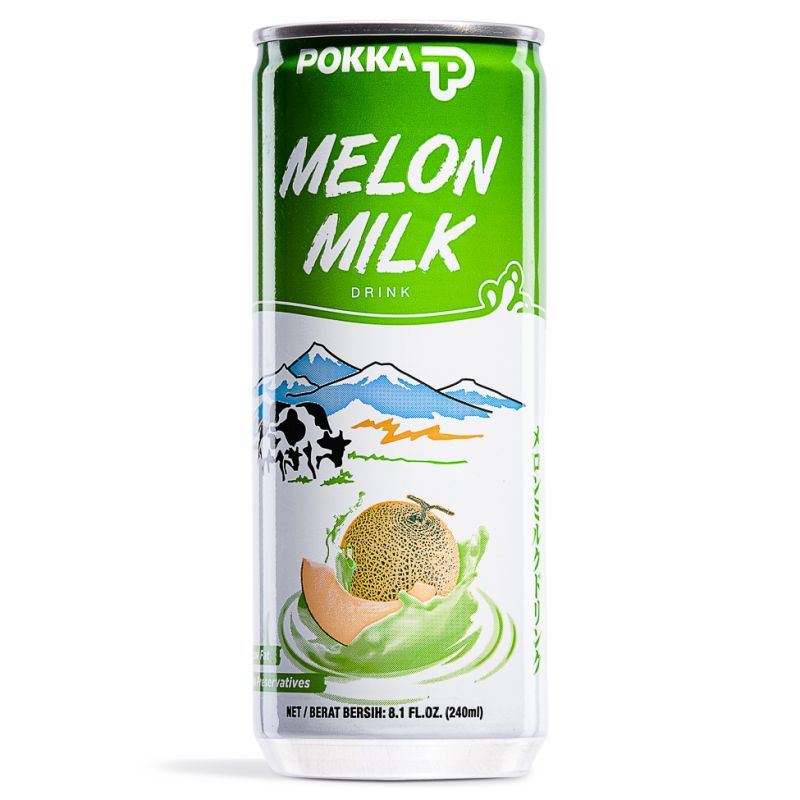 Pokka melon milk drink (British brand)