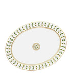 Bernardaud oval porcelain platter with floral design 38cm - British product