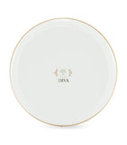 GINORI 1735 porcelain Celeste round tray 17cm - British product