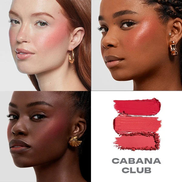 Morphe Cheek Thrills Face Trio Cabana Club, imported from the UK