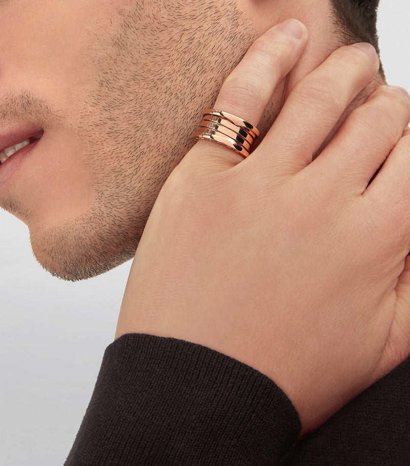 Bvlgari B.zero1 rose gold ring, UK version