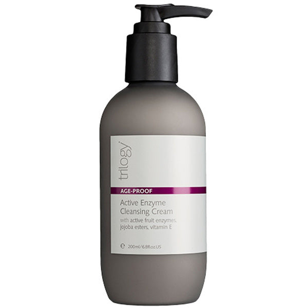 Trilogy Age-Proof Active Enzyme Cleansing Cream 200ml, imported from the UK