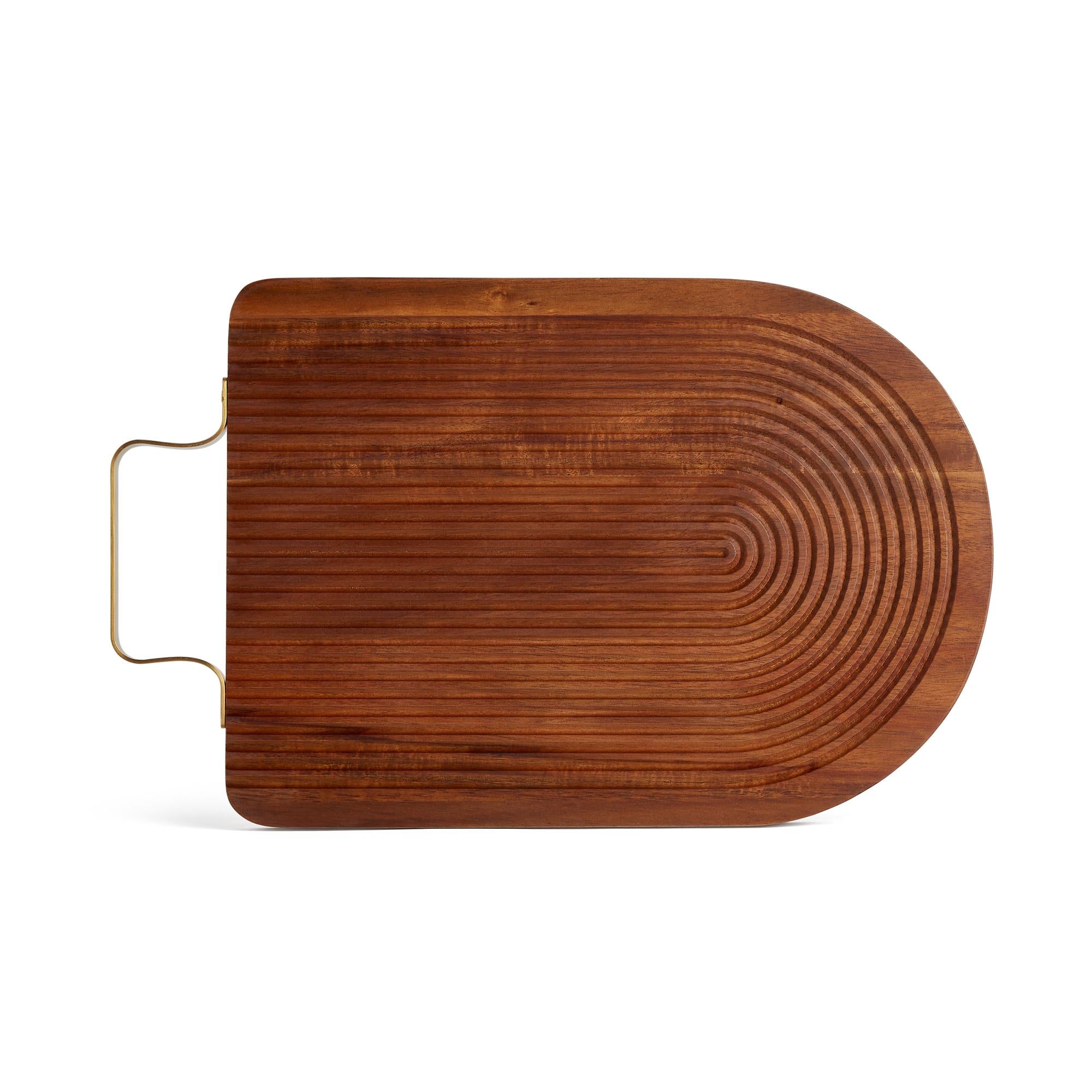 Habitat Acacia Groove Chopping Board GOODS Sainsburys   