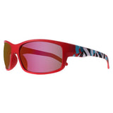 Smarty X2125 red mirrored unisex sunglasses, UK version