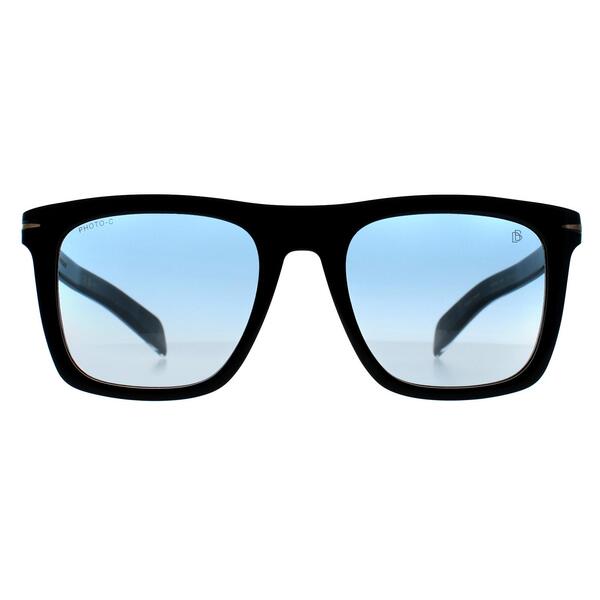 David Beckham DB 7000/S black mirrored sunglasses (British brand)