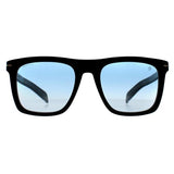 David Beckham DB 7000/S black mirrored sunglasses (British brand)