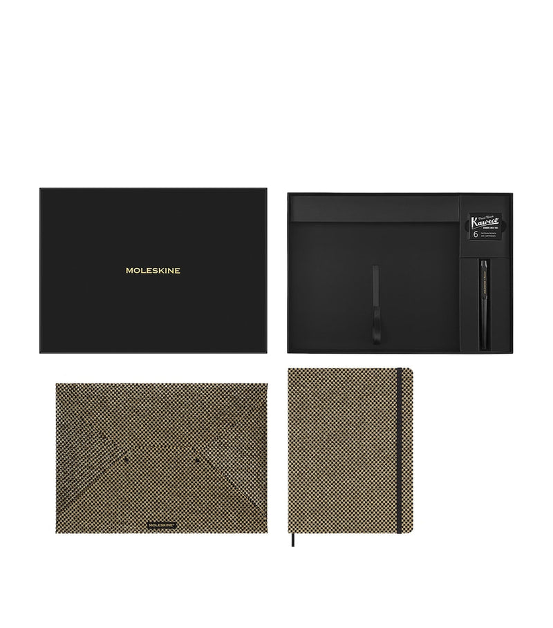 Moleskine Shine Collector's Notebook and Pen Set, imported from the UK