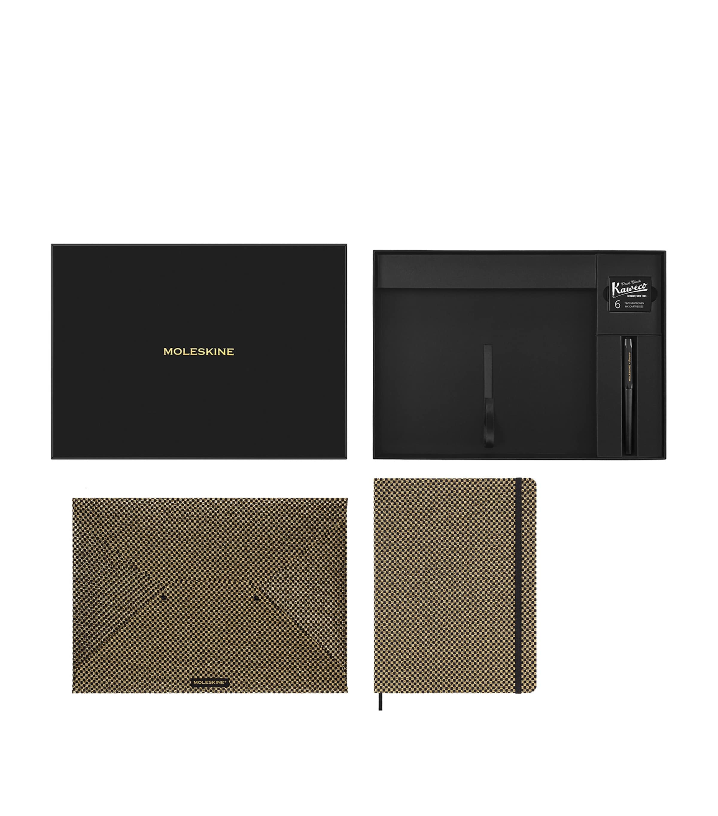 Moleskine Shine Collector's Notebook and Pen Set, imported from the UK