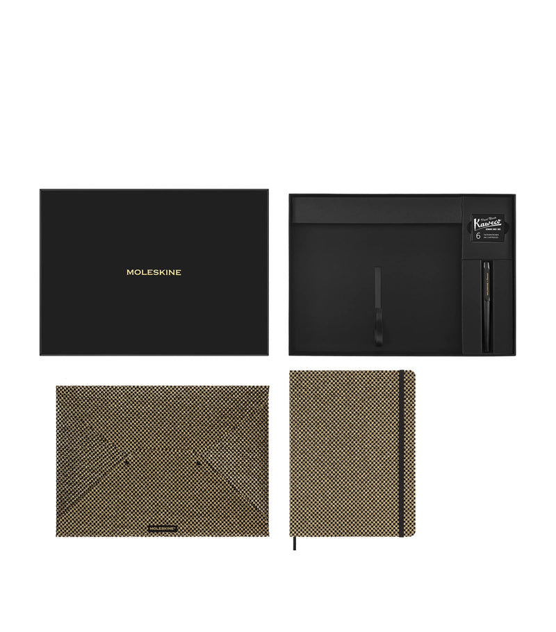 Moleskine Shine Collector's Notebook and Pen Set, imported from the UK