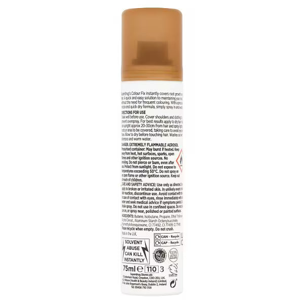 Superdrug Colour Fix Root Cover Brown (British brand)