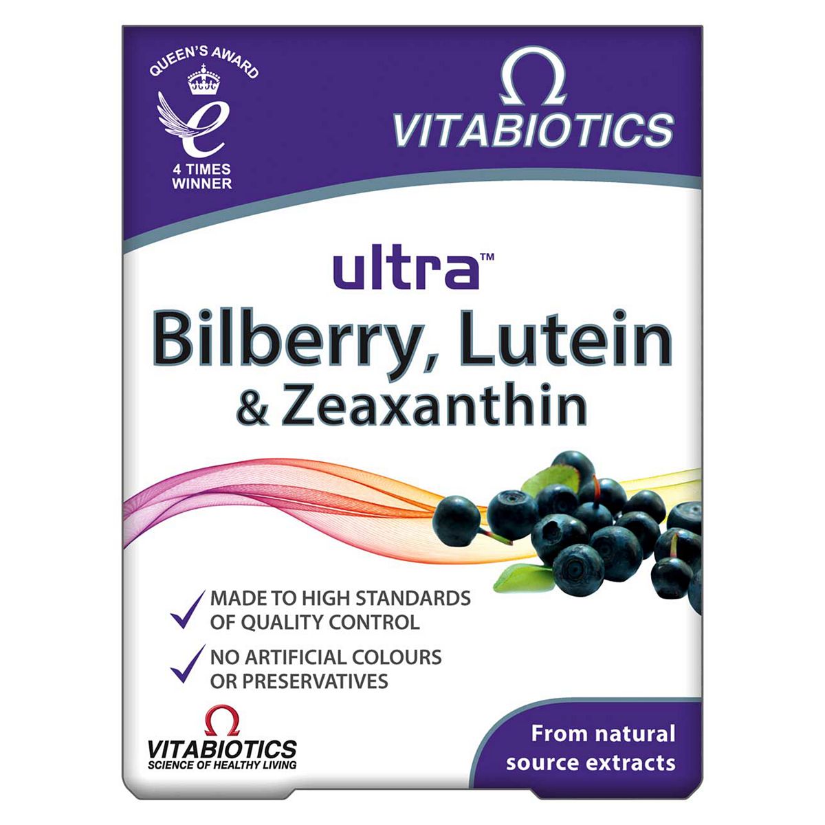 Vitabiotics Ultra Bilberry, Lutein & Zeaxanthin - 30 Tablets Vitamins, Minerals & Supplements Boots   