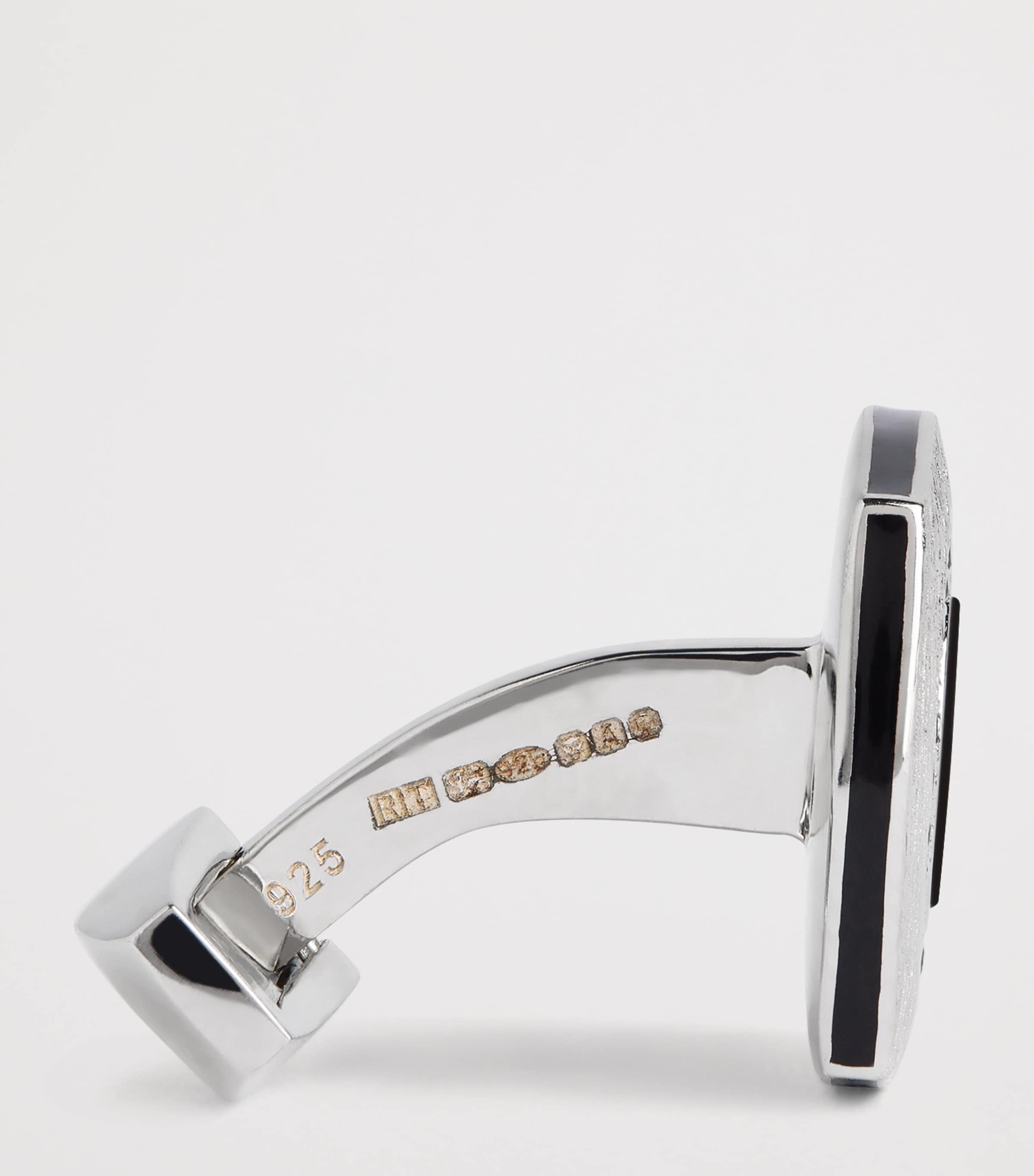 Tateossian Graffiato rounded square cufflinks (British brand)