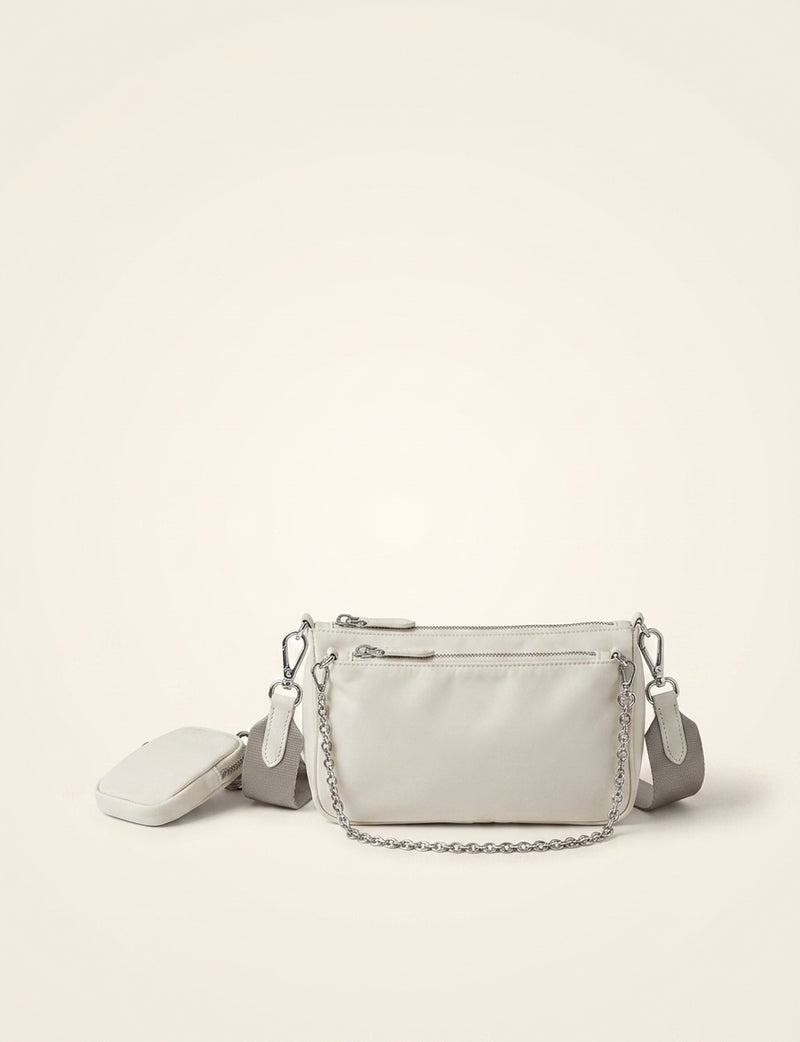Prada Re-Nylon Saffiano leather mini shoulder bag (British brand)
