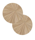 Hestia Soleil round placemats set of 2, UK version