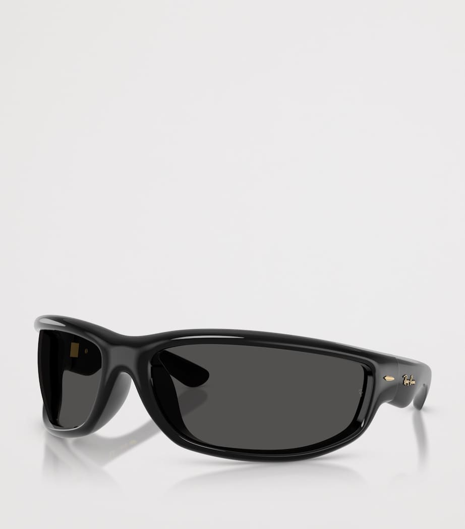 Ray-Ban Ultra Wrap 003 square sunglasses (British brand)