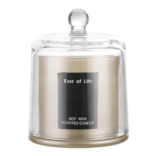 Livingandhome soy wax scented candle Lychee and White Tea (British brand)