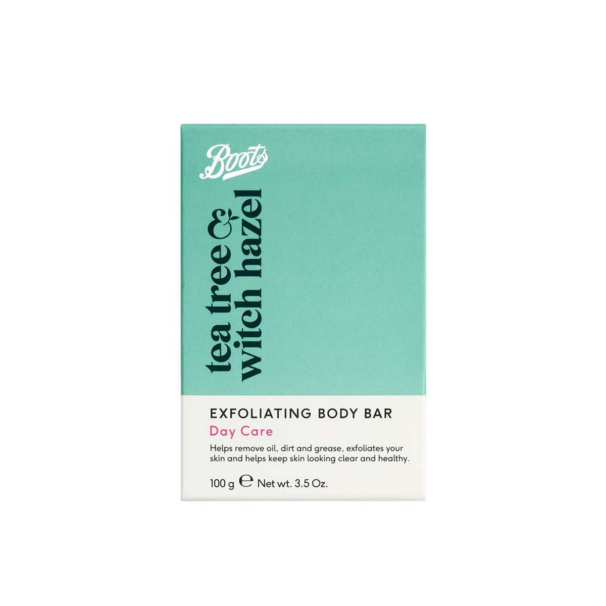 Boots Tea Tree & Witch Hazel Exfoliating Body Bar 100g GOODS Boots   