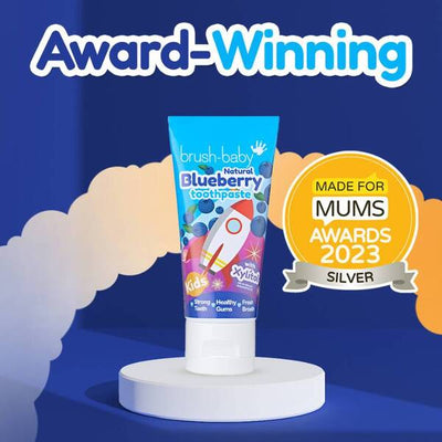 Brush Baby Natural Blueberry Kids Toothpaste 50ml