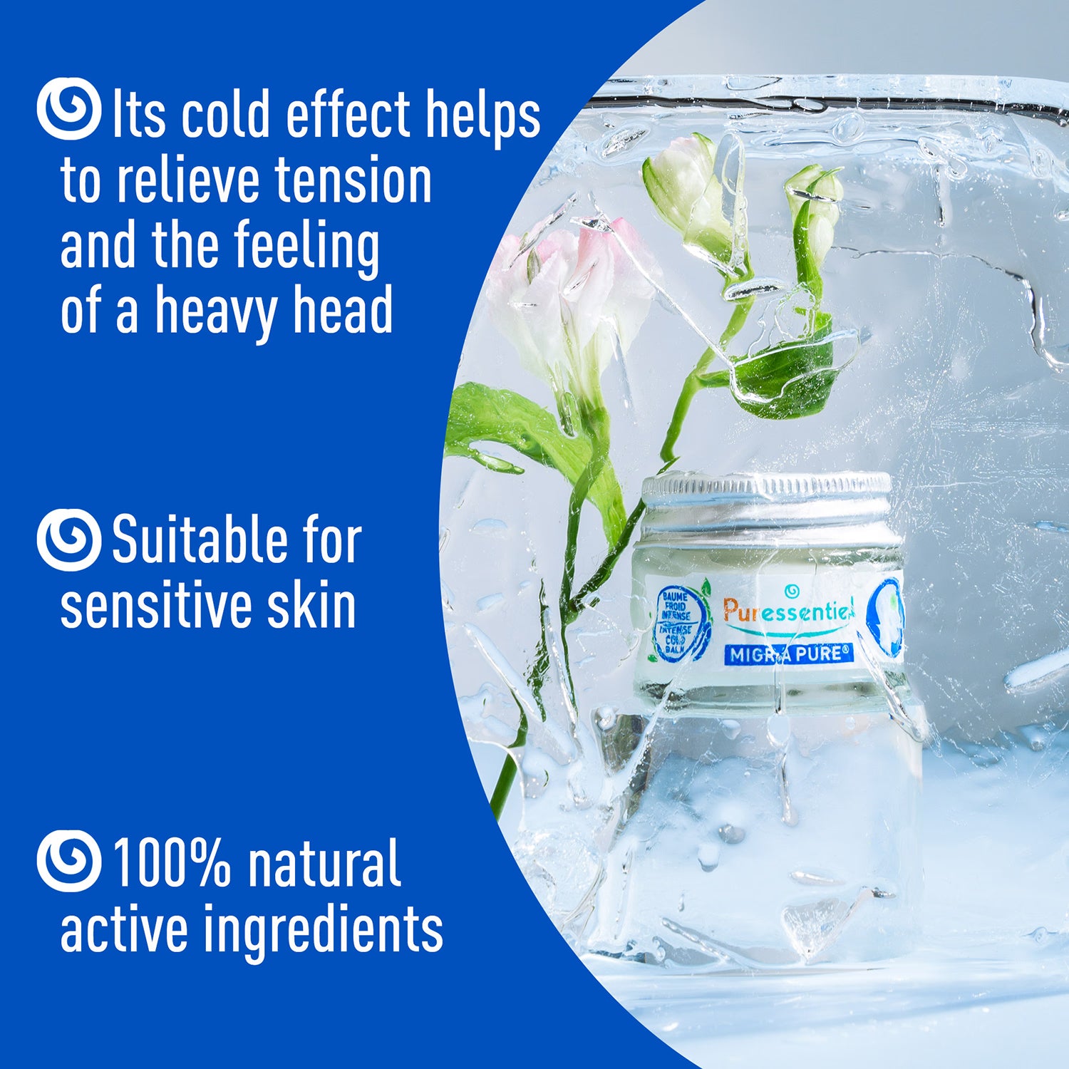 Puressentiel Migra Pure Intense Cold Balm 20 ml - British product