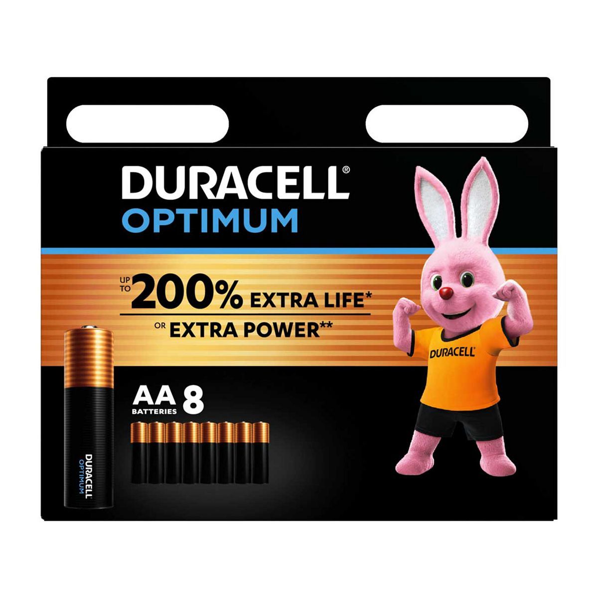 Duracell Optimum AA batteries 8s GOODS Boots   