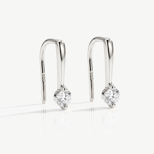 MUCHV hoop earrings 18k gold and silver one size - British product