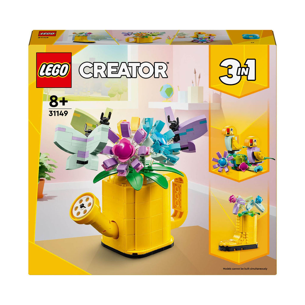 LEGO Creator 3in1 Flowers in Watering Can Nature Toys 31149