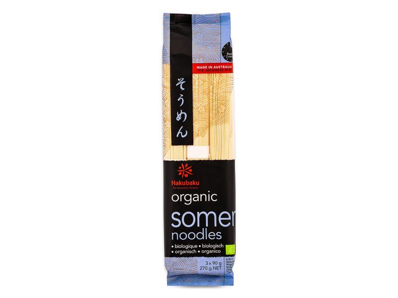 Hakubaku organic somen noodles, UK version