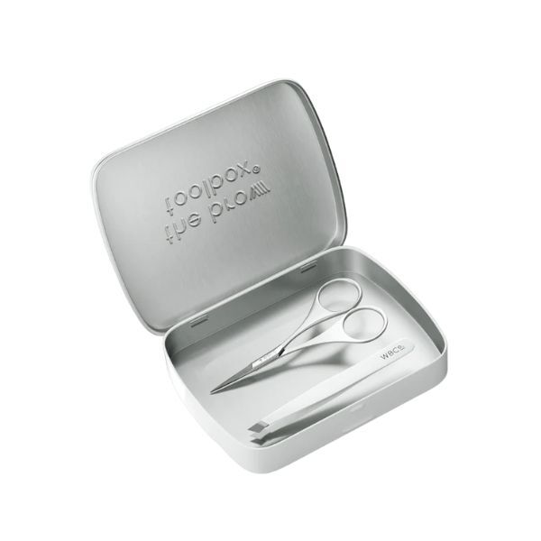 WBCo Brow Toolbox grooming kit (British brand)