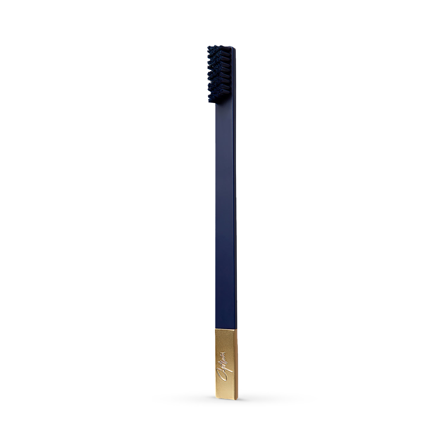 APRIORI Sapphire Blue Gold Medium Toothbrush - British product