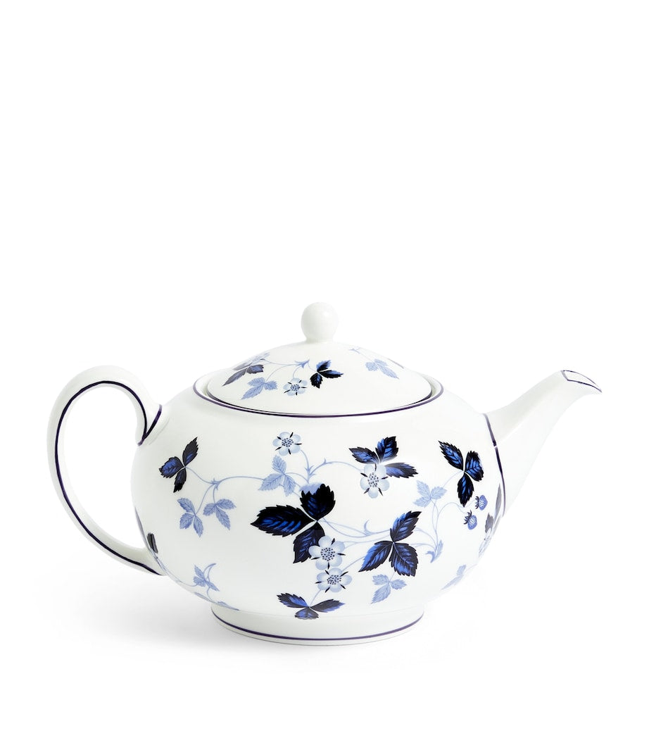 Wedgwood Wild Strawberry Inky Blue teapot (British brand)
