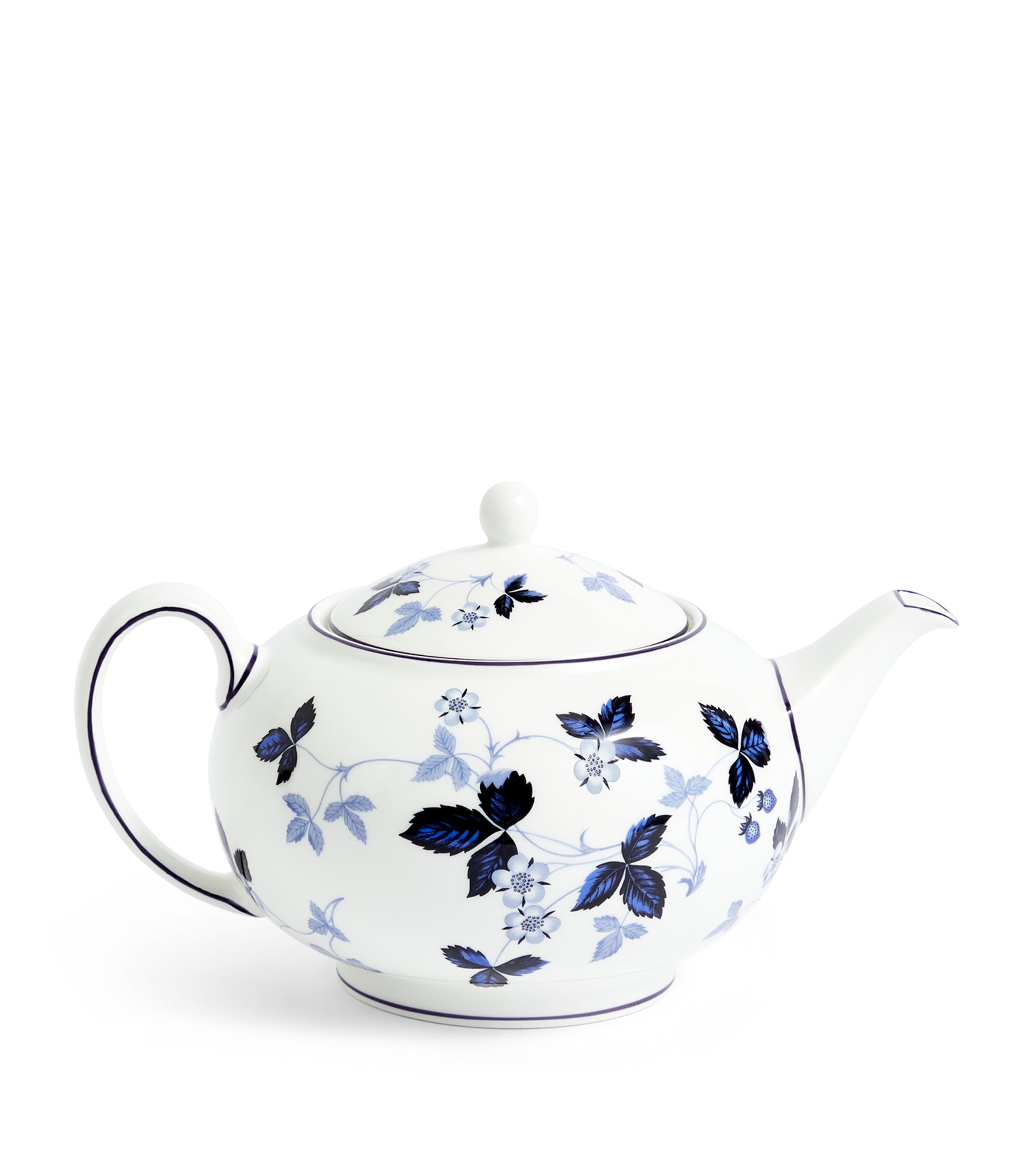 Wedgwood Wild Strawberry Inky Blue teapot (British brand)