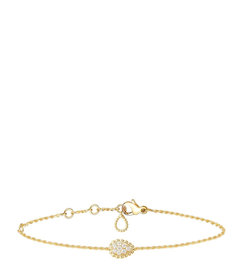 Boucheron Serpent Bohème yellow gold diamond bracelet, imported from the UK
