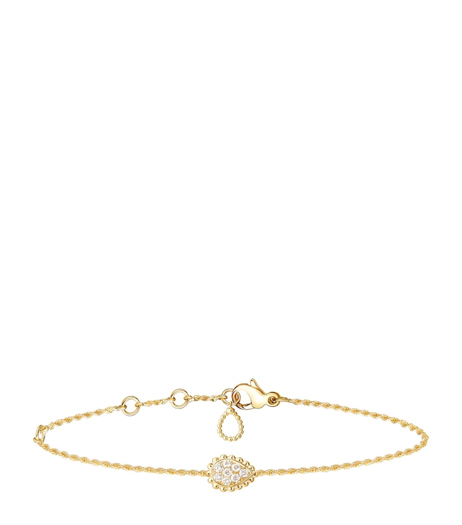 Boucheron Serpent Bohème yellow gold diamond bracelet, imported from the UK