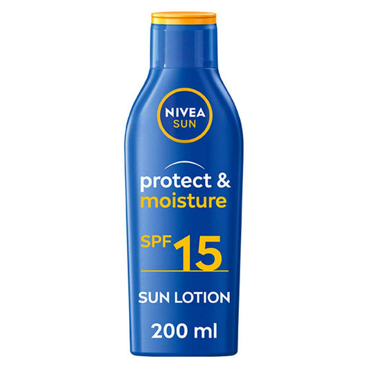 NIVEA SUN Protect & Moisture Sun Cream Lotion SPF15 200ml GOODS Boots   