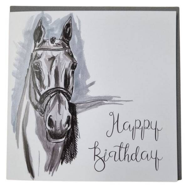 Gubblecote Dressage Horse Watercolour Card GOODS Superdrug   