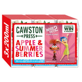 Cawston Apple & Summer Berries Fruit Water 3x200ml GOODS Sainsburys   