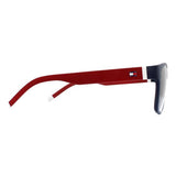 Tommy Hilfiger TH 1718/S black rectangular sunglasses, imported from the UK