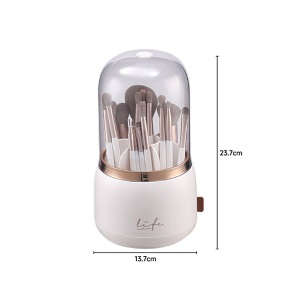 Livingandhome 7-slot rotating brush organiser 13.7cm (British brand)