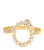 Sophie Bille Brahe Ensemble O ring yellow gold diamond, UK version