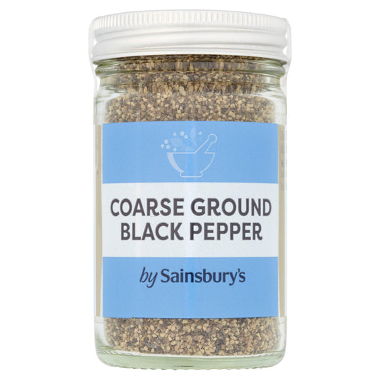 Sainsbury's Coarse Ground Black Pepper 45g Herbs spices & seasoning Sainsburys   